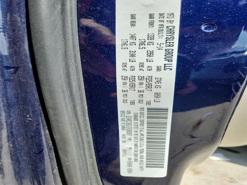 60685256 :رقم المزاد ، 2C4RC1BG1ER386987 vin ، 2014 Chrysler Town & Country مزاد بيع