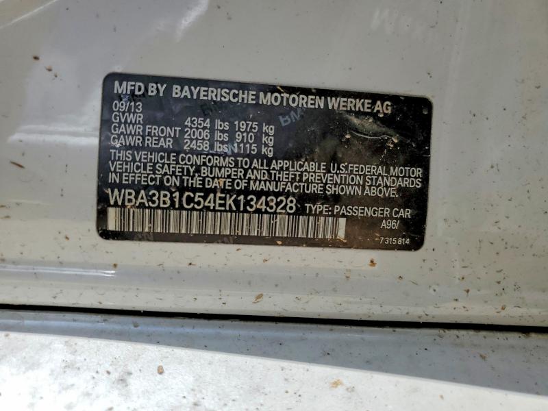 Aukcja sprzedaży 2014 Bmw 320, vin: WBA3B1C54EK134328, numer aukcji: 62419386