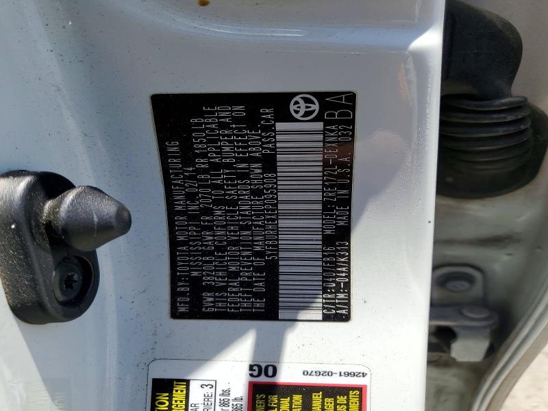 60181676 :رقم المزاد ، 5YFBURHEXEP095908 vin ، 2014 Toyota Corolla مزاد بيع