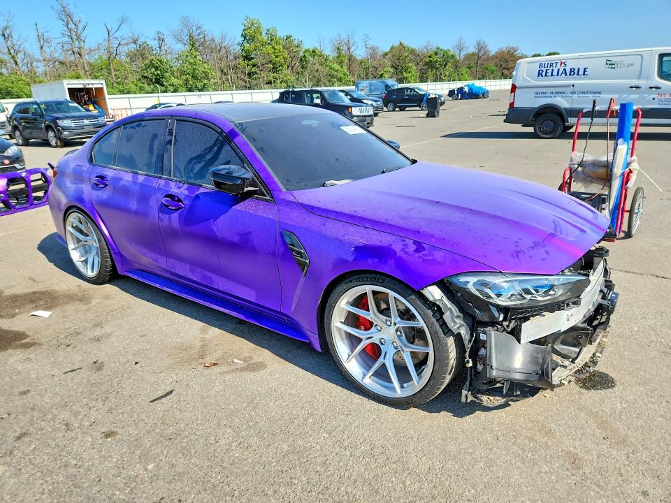 2021 Bmw M3 მანქანა იყიდება აუქციონზე, vin: WBS33AY08MFL43116, აუქციონის ნომერი: 58294196