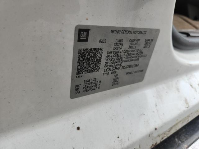 Aukcja sprzedaży 2018 Gmc Yukon Xl, vin: 1GKS2HKJ2JR301264, numer aukcji: 62834786