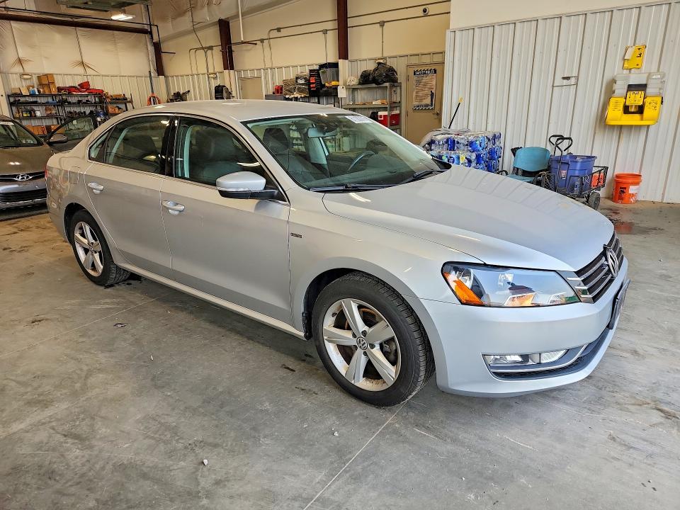 61183376 :رقم المزاد ، 1VWAS7A32FC123030 vin ، 2015 Volkswagen Passat مزاد بيع