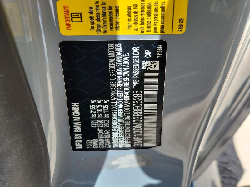 Продажа на аукционе авто 2024 Bmw M2, vin: 3MF13DM03R8E06285, номер лота: 59689756