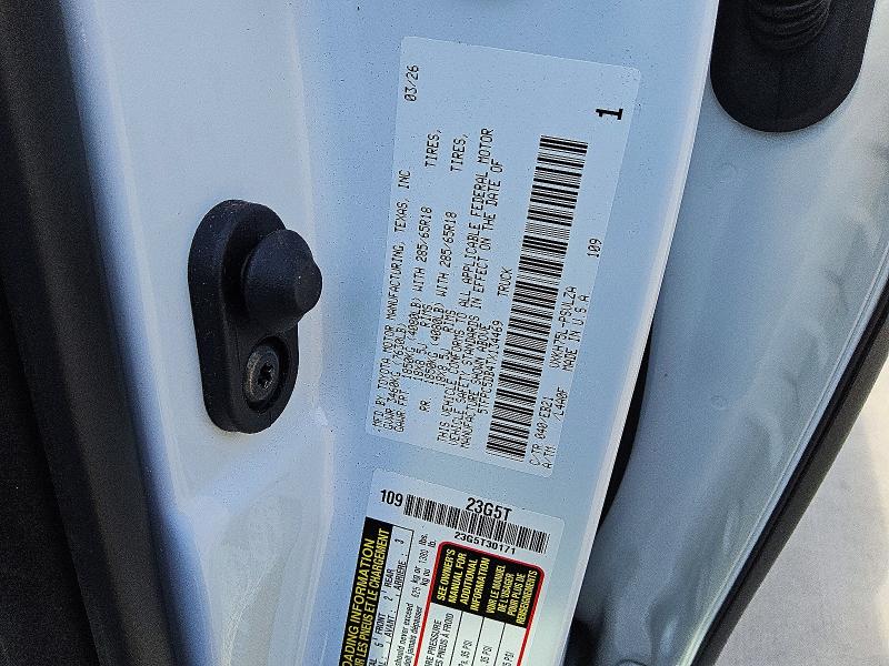61022596 :رقم المزاد ، 5TFPC5DB4TX134469 vin ، 2026 Toyota Tundra مزاد بيع