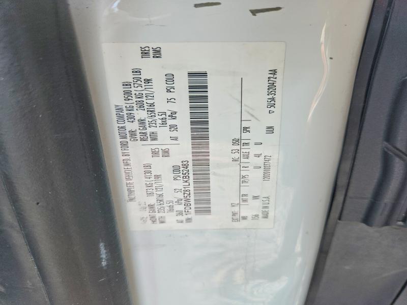 Продажа на аукционе авто 2020 Ford Transit, vin: 1FDBW5Z81LKB52483, номер лота: 61781796