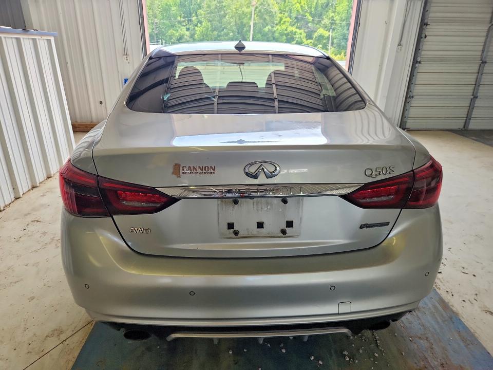 2019 Infiniti Q50 მანქანა იყიდება აუქციონზე, vin: JN1EV7AR1KM591144, აუქციონის ნომერი: 61587406