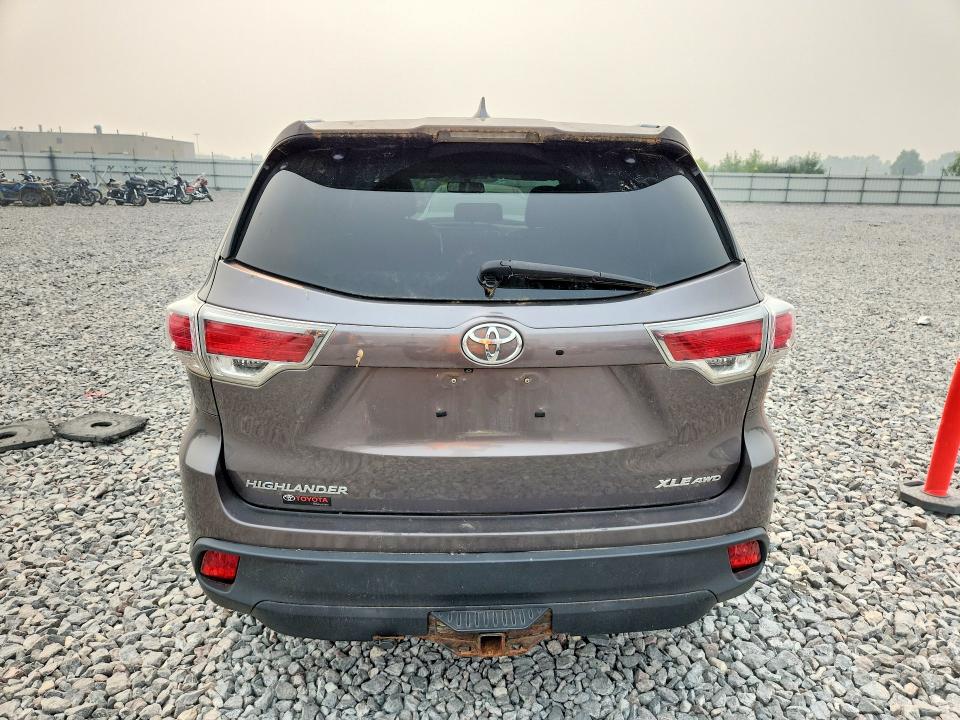 Aukcja sprzedaży 2014 Toyota Highlander, vin: 5TDJKRFH1ES068778, numer aukcji: 61157756