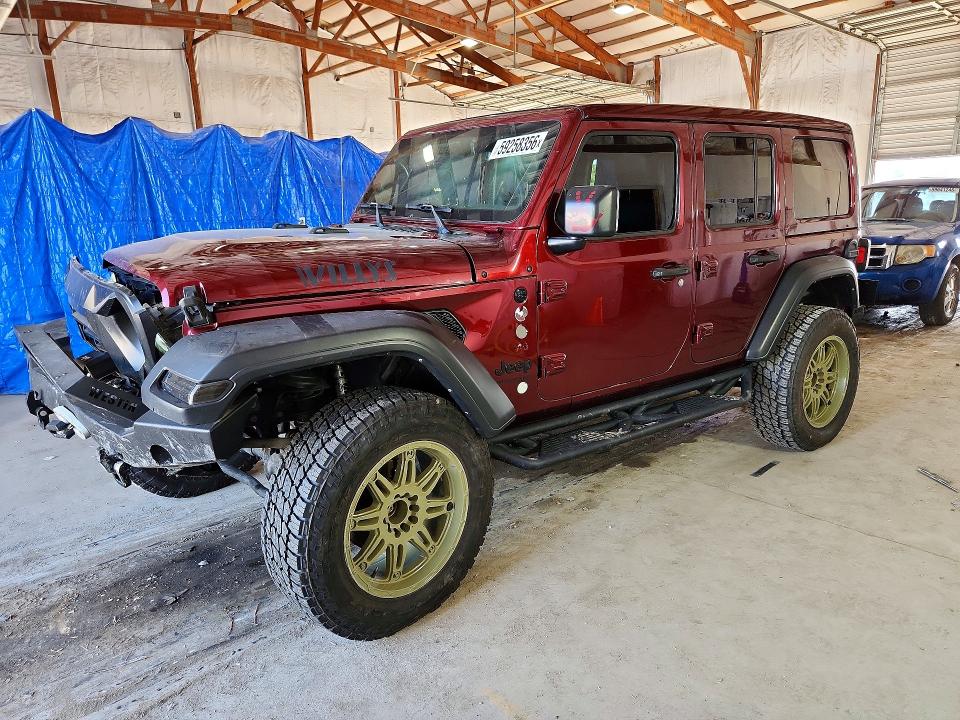 Auction sale of the 2021 Jeep Wrangler Unlimited, vin: 1C4HJXDM2MW698037, lot number: 59258356