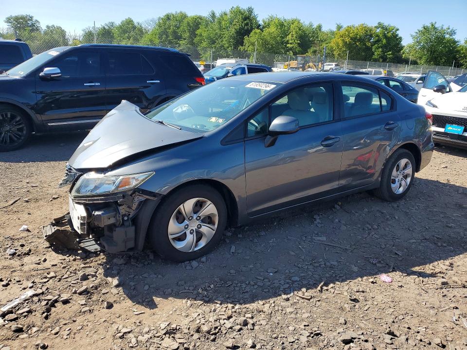 Auction sale of the 2013 Honda Civic, vin: 19XFB2F58DE272957, lot number: 61850296