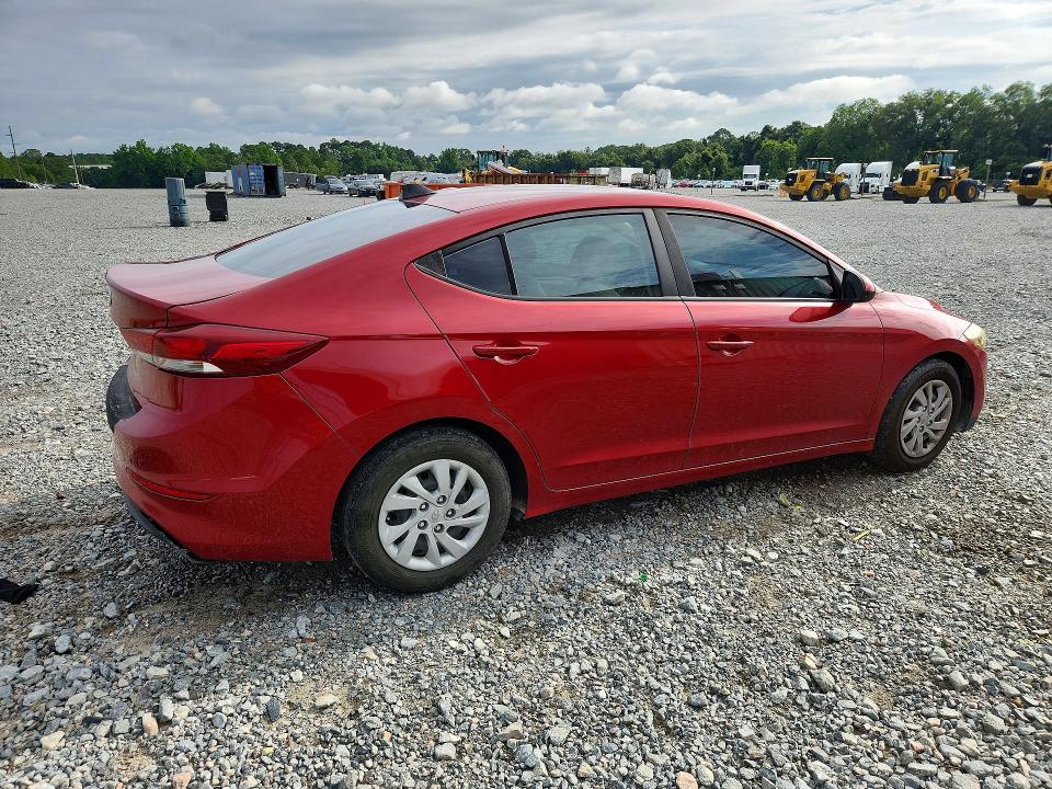 60970246 :رقم المزاد ، KMHD74LF6HU353251 vin ، 2017 Hyundai Elantra مزاد بيع