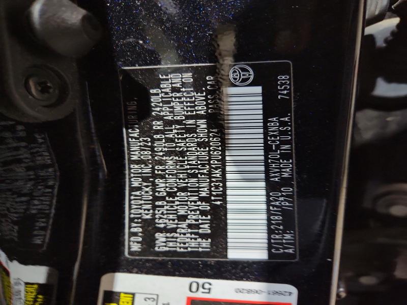 Aukcja sprzedaży 2023 Toyota Camry, vin: 4T1C31AK1PU620624, numer aukcji: 61396996