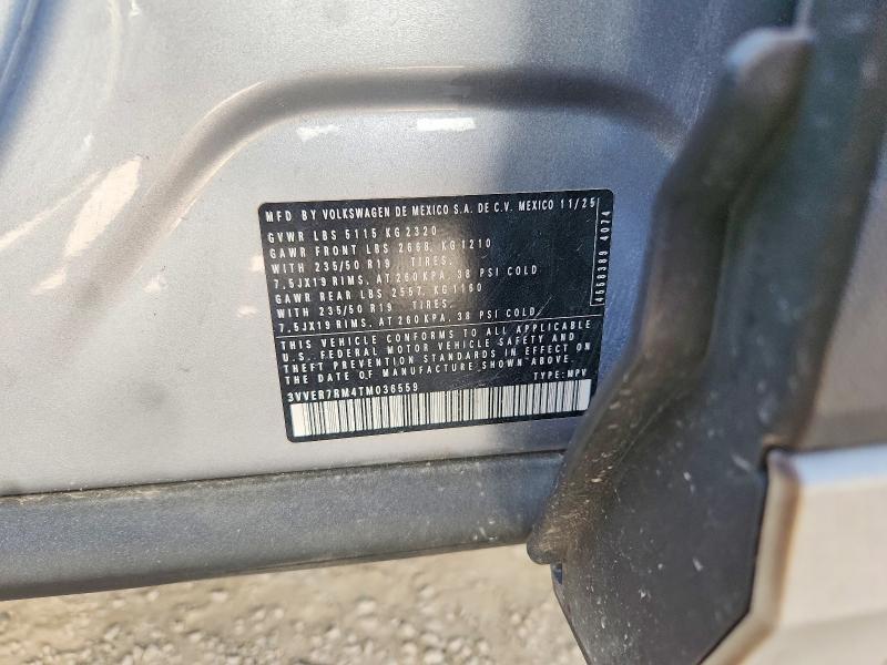 Продаж на аукціоні авто 2026 Volkswagen Tiguan, vin: 3VVER7RM4TM036559, номер лоту: 61810376