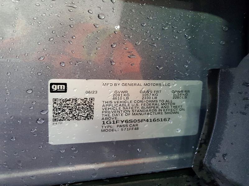 2023 Chevrolet Bolt Euv მანქანა იყიდება აუქციონზე, vin: 1G1FY6S05P4165167, აუქციონის ნომერი: 61747246