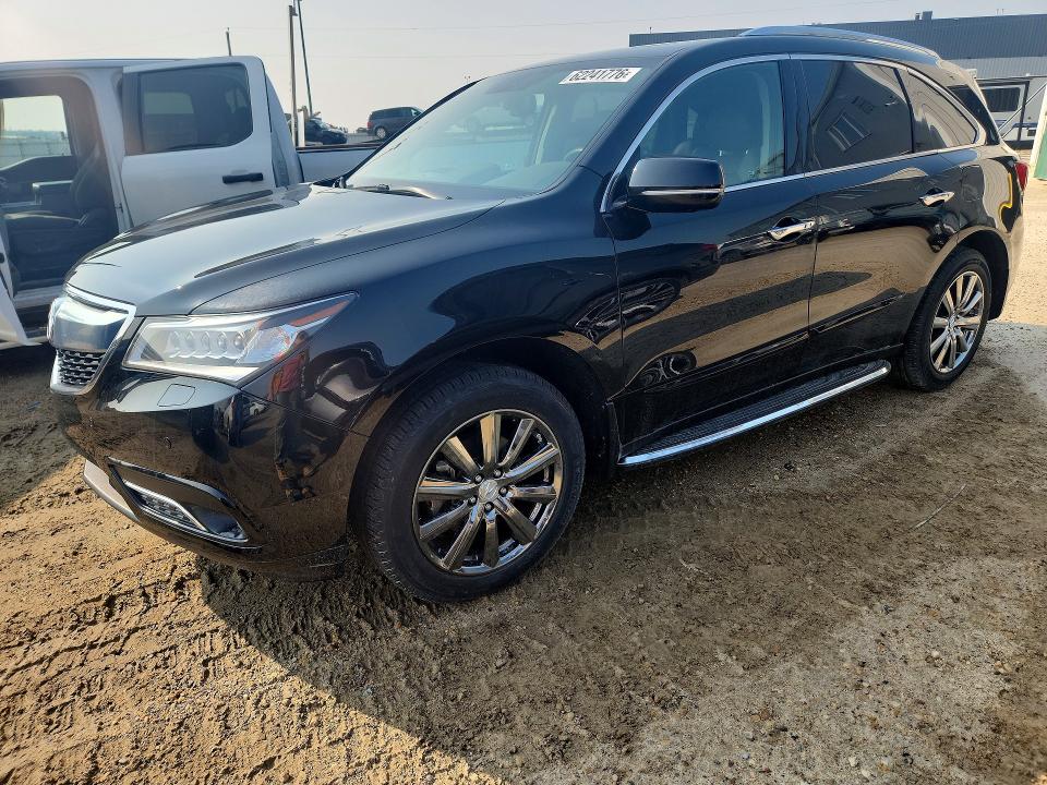 62241776 :رقم المزاد ، 5FRYD4H87FB503977 vin ، 2015 Acura Mdx مزاد بيع