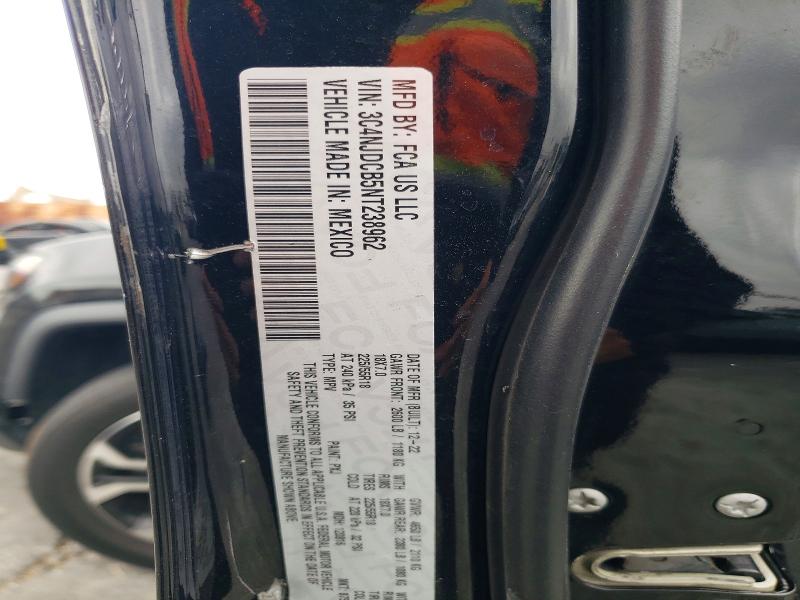 59724986 :رقم المزاد ، 3C4NJDCB5NT238962 vin ، 2022 Jeep Compass مزاد بيع
