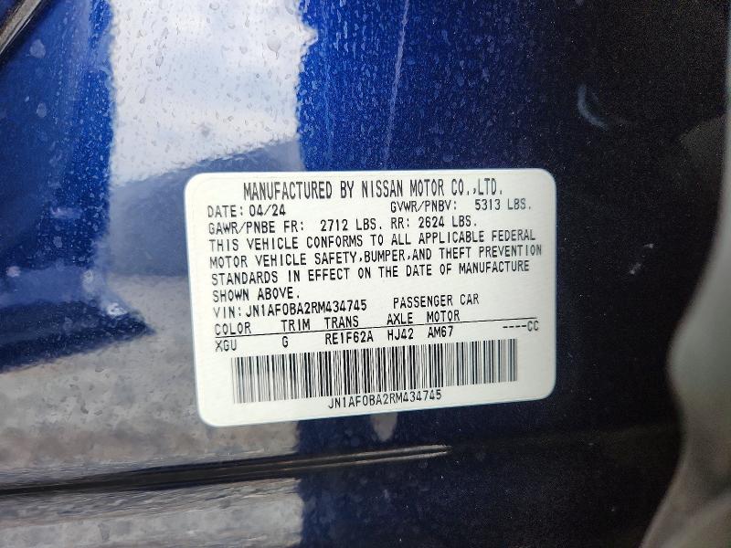 Aukcja sprzedaży 2024 Nissan Ariya, vin: JN1AF0BA2RM434745, numer aukcji: 61794326