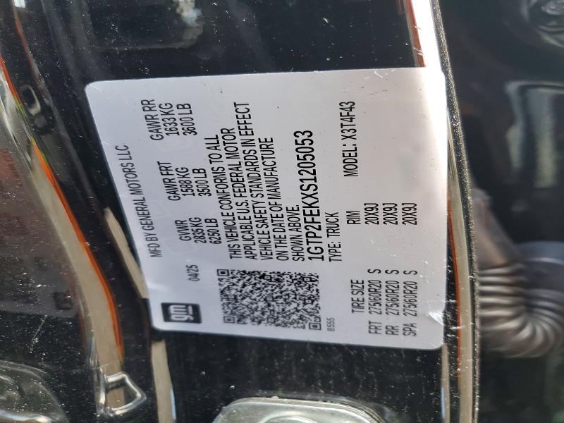 Aukcja sprzedaży 2025 Gmc Canyon, vin: 1GTP2FEKXS1205053, numer aukcji: 60316436