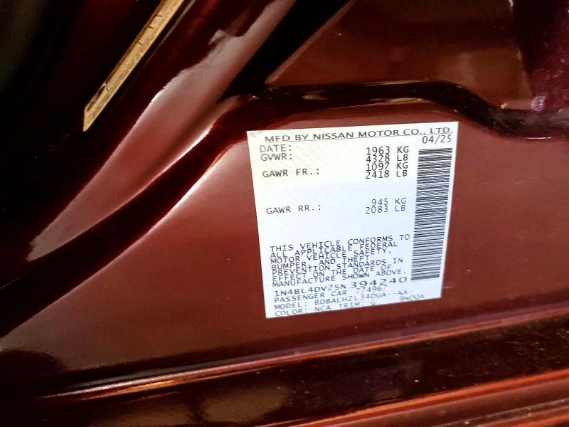 Aukcja sprzedaży 2025 Nissan Altima, vin: 1N4BL4DV2SN394240, numer aukcji: 61023336