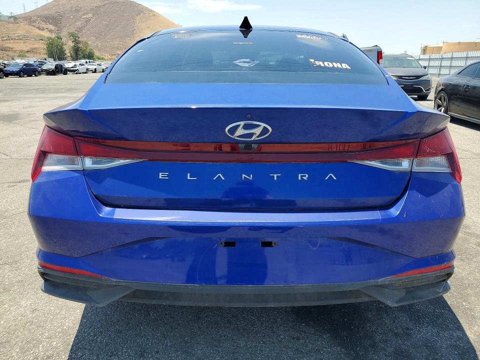 61735606 :رقم المزاد ، 5NPLS4AGXNH059643 vin ، 2022 Hyundai Elantra مزاد بيع