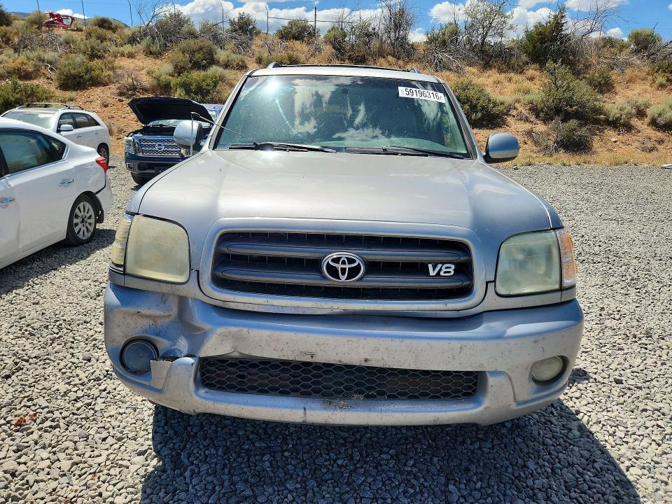 2003 Toyota Sequoia მანქანა იყიდება აუქციონზე, vin: 5TDBT44AX3S181720, აუქციონის ნომერი: 59196316