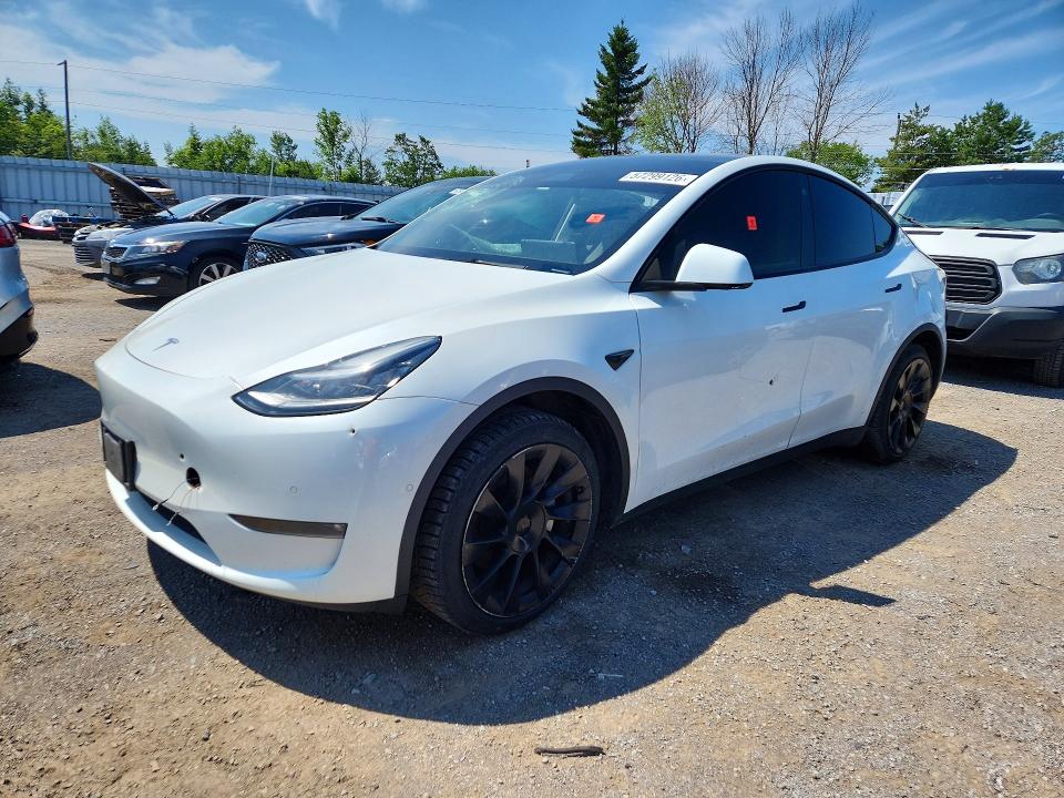 Продажа на аукционе авто 2021 Tesla Model Y, vin: 5YJYGDEE0MF139966, номер лота: 57299126