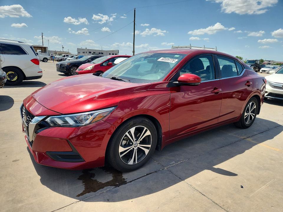 2020 Nissan Sentra მანქანა იყიდება აუქციონზე, vin: 3N1AB8CV4LY262203, აუქციონის ნომერი: 60506226