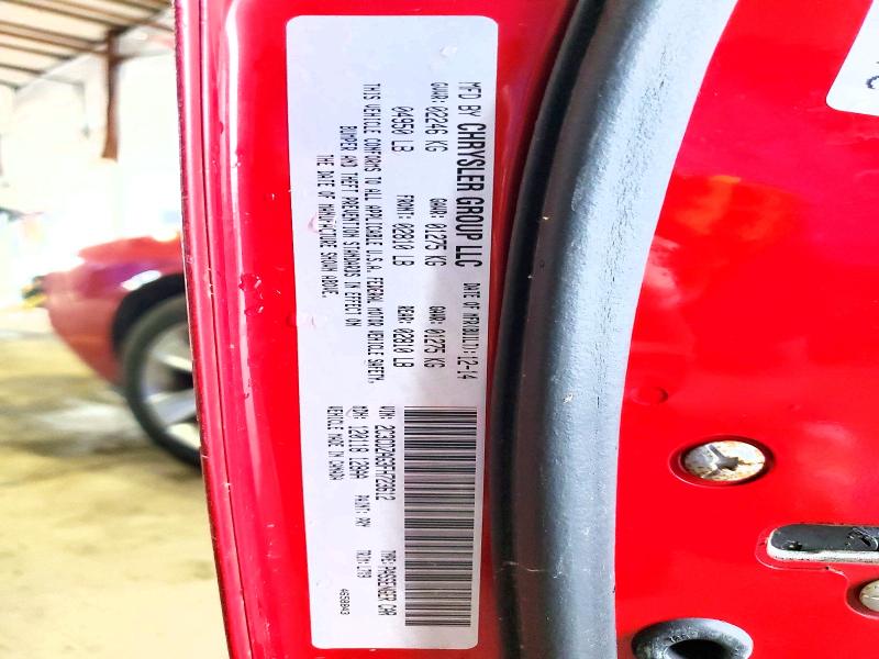 2015 Dodge Challenger მანქანა იყიდება აუქციონზე, vin: 2C3CDZAG3FH723612, აუქციონის ნომერი: 60019746