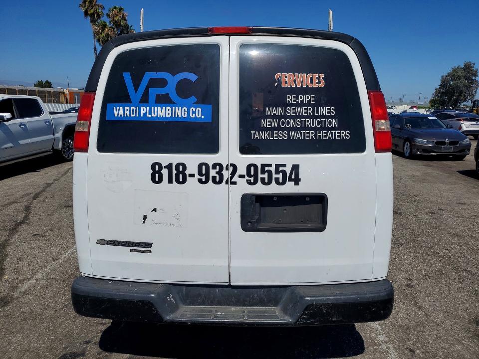 Aukcja sprzedaży 2015 Chevrolet Express G2500, vin: 1GCWGFCFXF1263334, numer aukcji: 60615126
