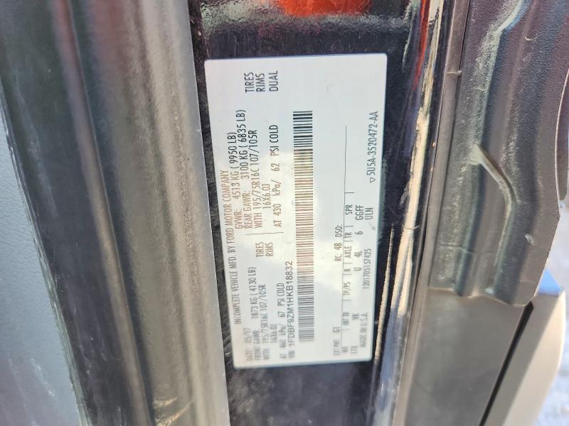 Aukcja sprzedaży 2017 Ford Transit, vin: 1FDBF9ZM1HKB18832, numer aukcji: 59682036