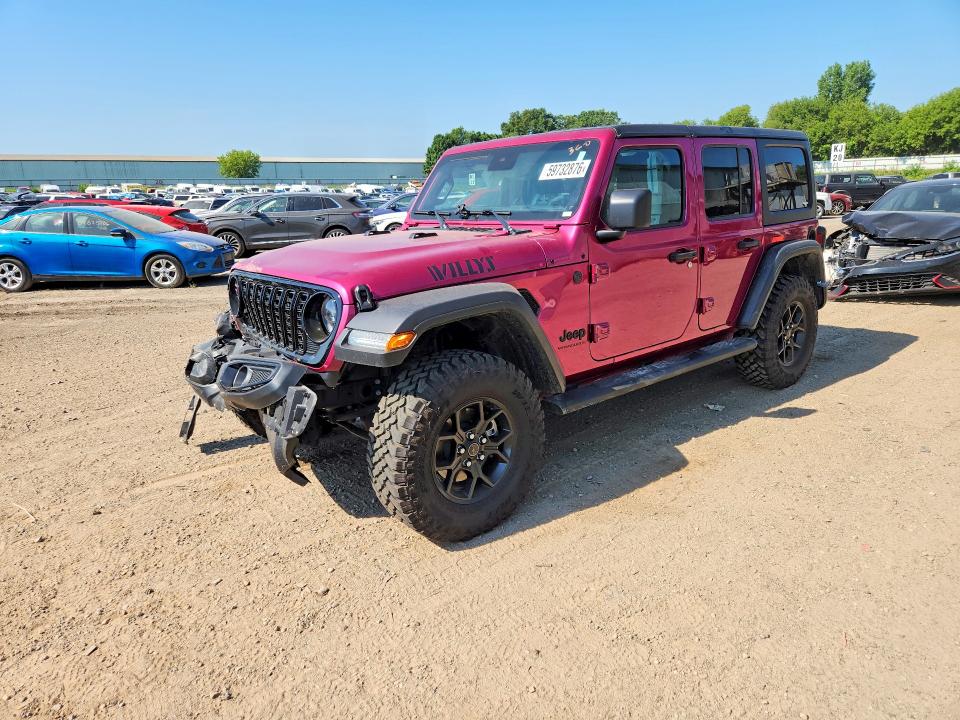 Продаж на аукціоні авто 2024 Jeep Wrangler, vin: 1C4PJXDG3RW336148, номер лоту: 59732876