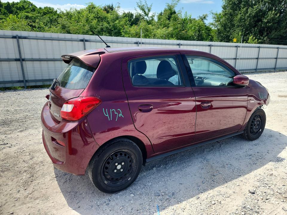 Aukcja sprzedaży 2019 Mitsubishi Mirage, vin: ML32A3HJXKH003550, numer aukcji: 59889896