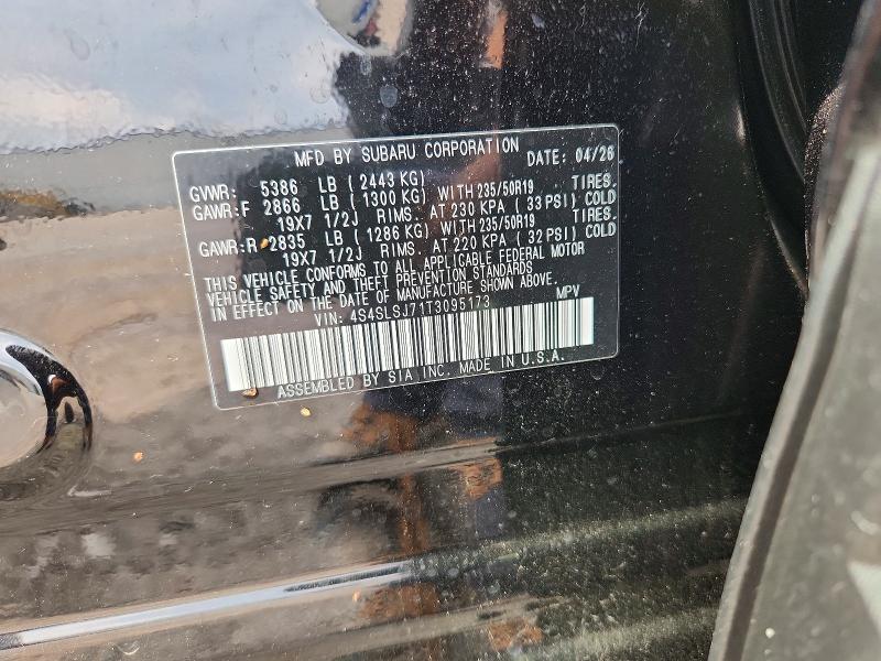 Aukcja sprzedaży 2026 Subaru Forester, vin: 4S4SLSJ71T3095173, numer aukcji: 62978776