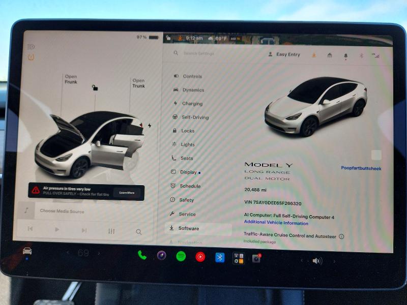 Aukcja sprzedaży 2025 Tesla Model Y, vin: 7SAYGDEE6SF266320, numer aukcji: 59831696