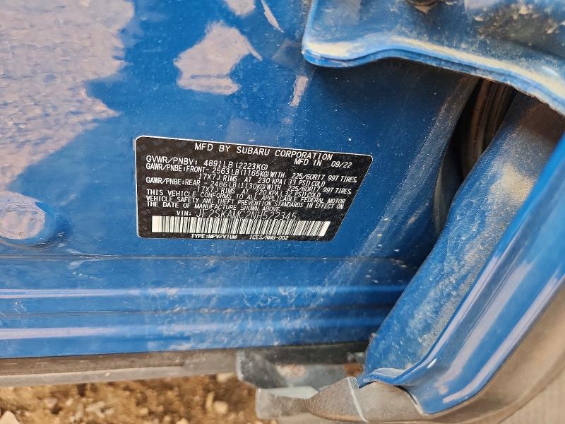 Aukcja sprzedaży 2022 Subaru Forester, vin: JF2SKAMC2NH522345, numer aukcji: 60987066