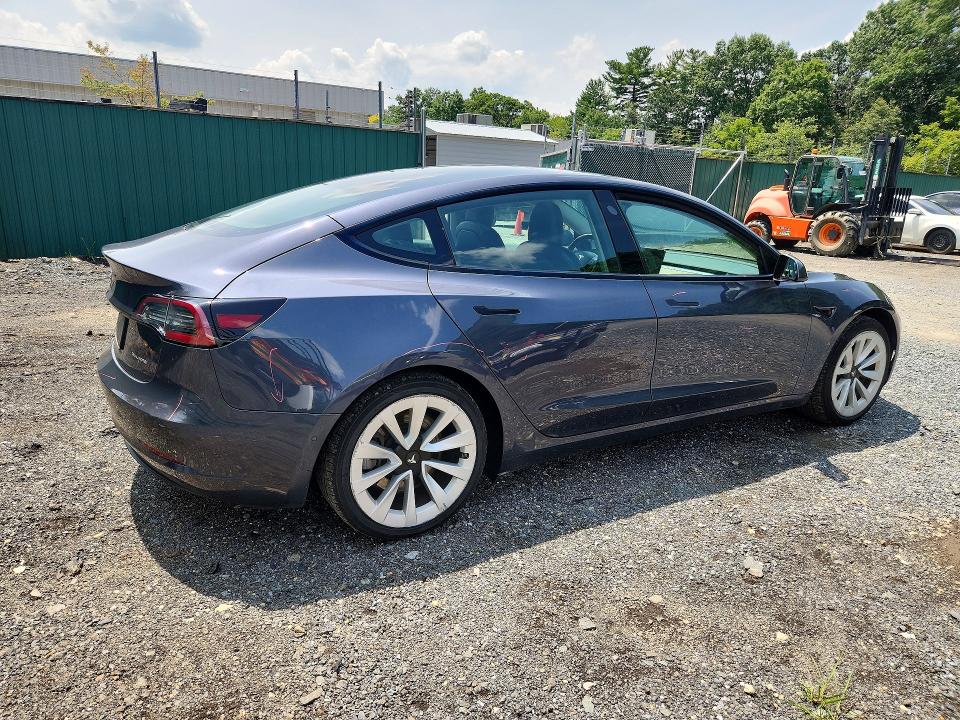 Продажа на аукционе авто 2022 Tesla Model 3, vin: 5YJ3E1EB2NF291348, номер лота: 62210906