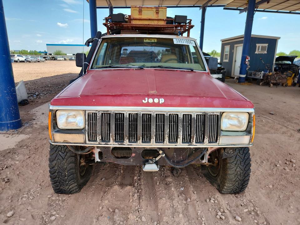 59931806 :رقم المزاد ، 1JCHX7815HT014733 vin ، 1987 Jeep Cherokee مزاد بيع