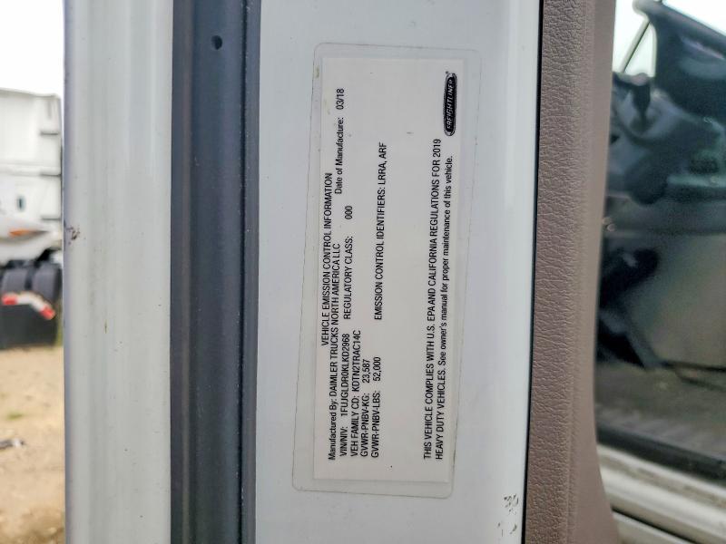 2019 Freightliner Cascadia 125 მანქანა იყიდება აუქციონზე, vin: 1FUJGLDR0KLKD2968, აუქციონის ნომერი: 60617876