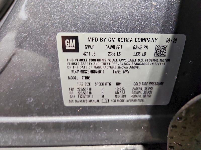 Продажа на аукционе авто 2021 Buick Encore Gx, vin: KL4MMBS23MB076011, номер лота: 61176156