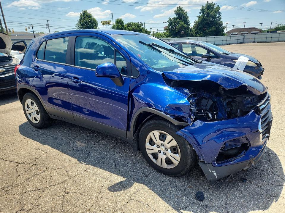 2017 Chevrolet Trax მანქანა იყიდება აუქციონზე, vin: 3GNCJKSB3HL172937, აუქციონის ნომერი: 62990776