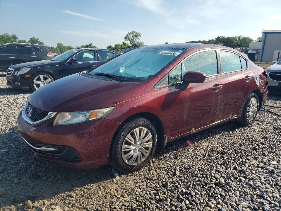 59086436 :رقم المزاد ، 19XFB2F51FE095980 vin ، 2015 Honda Civic مزاد بيع