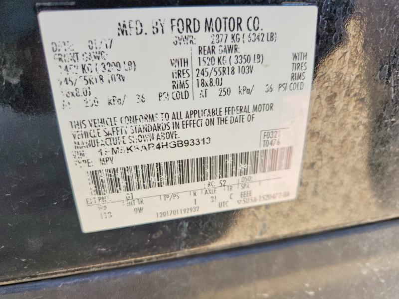 59230826 :رقم المزاد ، 1FM5K8AR4HGB93313 vin ، 2017 Ford Explorer مزاد بيع