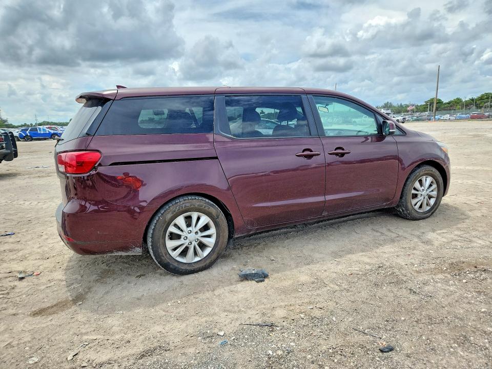 59872586 :رقم المزاد ، KNDMB5C16H6241163 vin ، 2017 Kia Sedona مزاد بيع