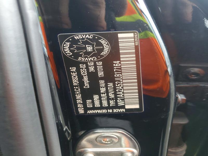 62475096 :رقم المزاد ، WP1AA2A52JLB17164 vin ، 2018 Porsche Macan مزاد بيع
