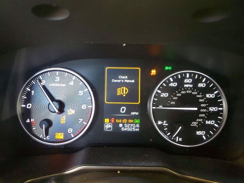 2022 Subaru Outback მანქანა იყიდება აუქციონზე, vin: 4S4BTANC4N3142278, აუქციონის ნომერი: 59773536