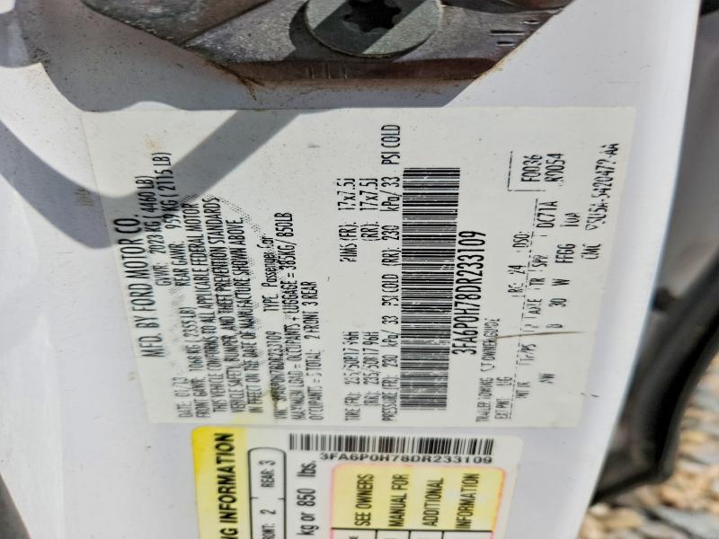 Aukcja sprzedaży 2013 Ford Fusion, vin: 3FA6P0H78DR233109, numer aukcji: 59264386