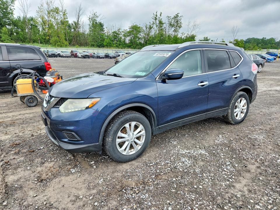 2015 Nissan Rogue მანქანა იყიდება აუქციონზე, vin: KNMAT2MV8FP544551, აუქციონის ნომერი: 62585676