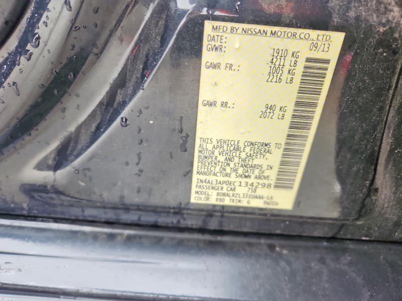 Продаж на аукціоні авто 2014 Nissan Altima, vin: 1N4AL3AP0EC134298, номер лоту: 59807506