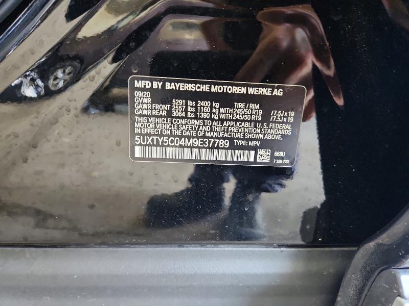 Aukcja sprzedaży 2021 Bmw X3, vin: 5UXTY5C04M9E37789, numer aukcji: 59594736