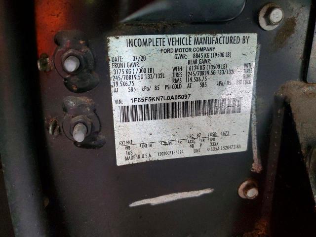 Aukcja sprzedaży 2020 Ford F59, vin: 1F65F5KN7L0A05097, numer aukcji: 59697526