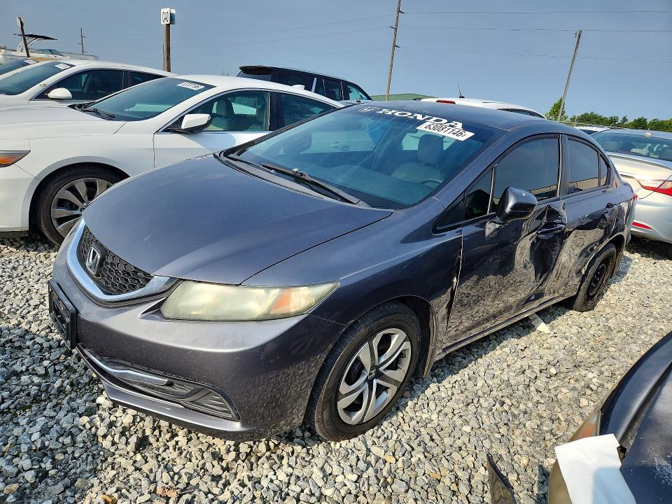 Auction sale of the 2014 Honda Civic, vin: 19XFB2F55EE070515, lot number: 63081146